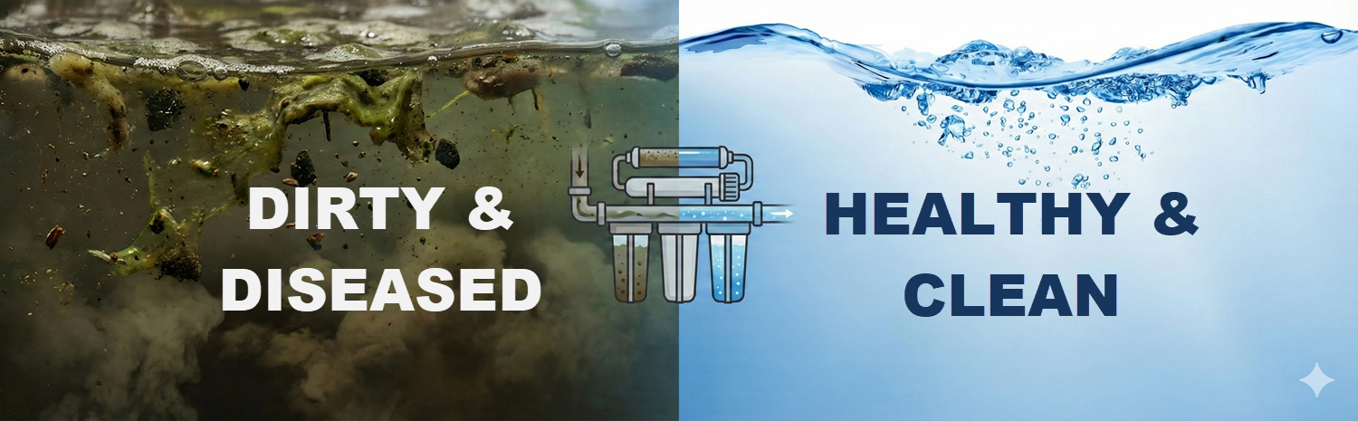 Dirty Water to Clean Water Transition